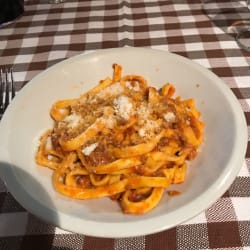 Fettuccine al ragù di manzo danese 