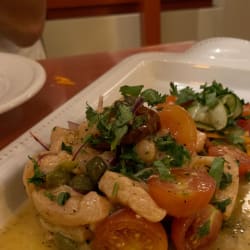 Salmon seviche