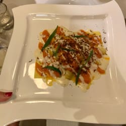 Ravioli with sausage and pumpkin 