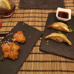 Entradas do menu de degustação 