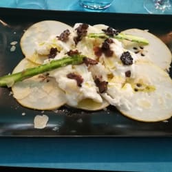 Carppacio de poire nashi