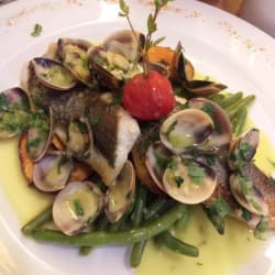 Dorade sauce palourde 