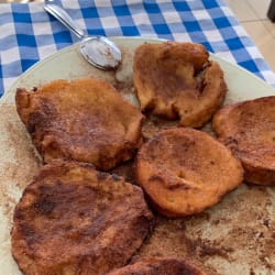 Rabanadas acabadas de fazer