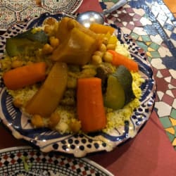 Cuscus de ternera con verduras