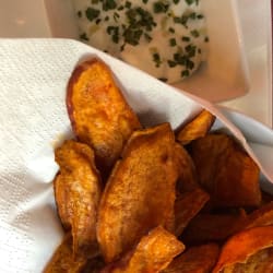 Sweet potato skins