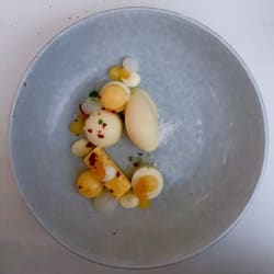 Dessert van ananas 