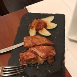 Foie gras the escaloppe, really mouthwatering smooth