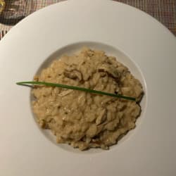 Risotto com cogumelos porcini