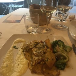 Filetto di ombrina in crosta di patate 