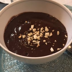 Mousse de banana e Cacau 