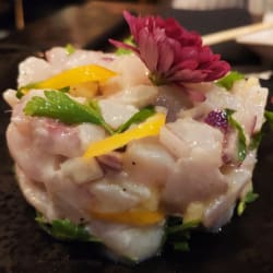 Tártaro de peixe branco