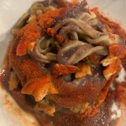 Fettuccine fagioli e frutti di mare