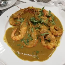 Gamberi al curry