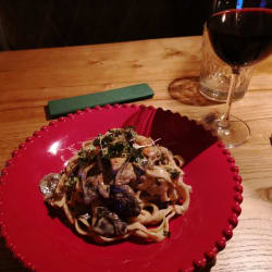 Pasta with mushrooms
