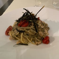 Spaghetti con pesce spada