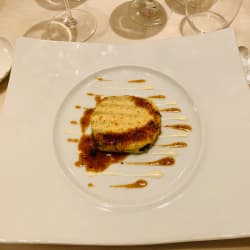 Macaroni aux truffes noires et foie gras de canard 