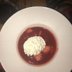 Soupe de fruits rouges