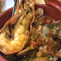 Arroz de marisco with Lobster