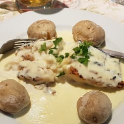 Ha messa special fish with potatoes 