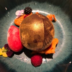 Vanilla, chocolate and gold