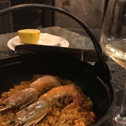Arroz meloso de marisco
