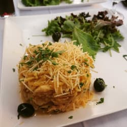 Scramble egg codfish