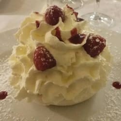 Meringue à la franboise