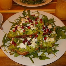 Toast avocat Bienvenue