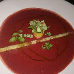 Creme de cenoura e gengibre