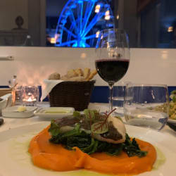 bacalhau com pure de batata doce