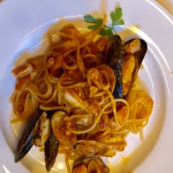 Pasta met zeevruchten