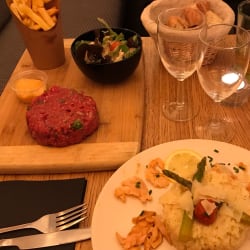 Tartare + Risotto de Saumon