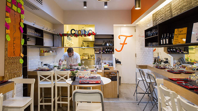 Vista sulla cucina - Finger, Rome