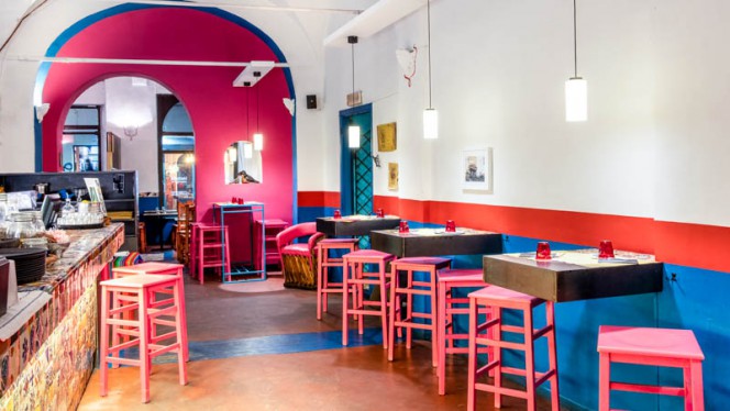 Veduta dell interno - Las Rosas cucina messicana dal 1993, Turin