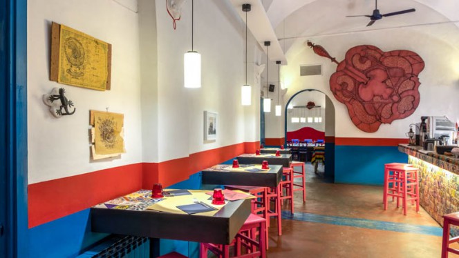 Veduta dell interno - Las Rosas cucina messicana dal 1993, Turin