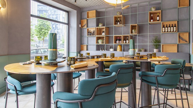 Vista della sala - Solo Crudo, Milan