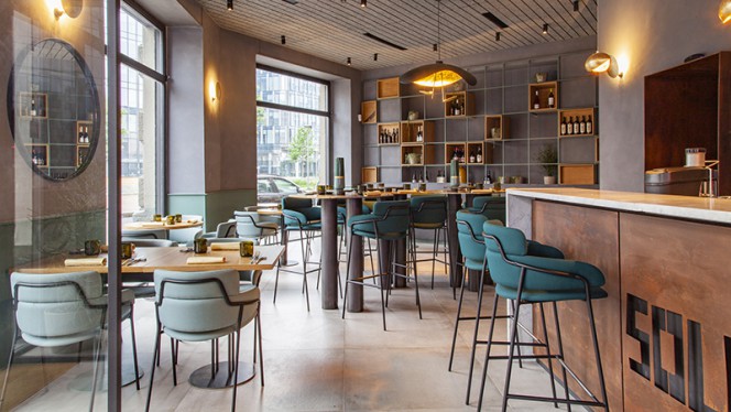 Vista della sala - Solo Crudo, Milan