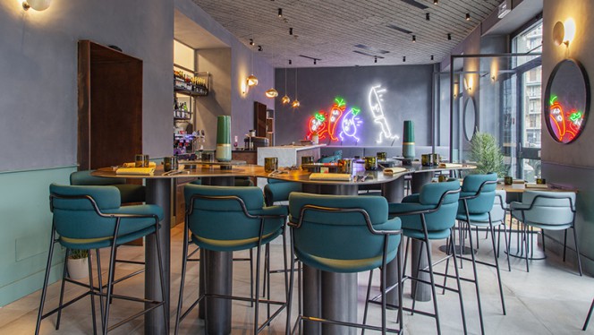 Vista della sala - Solo Crudo, Milan